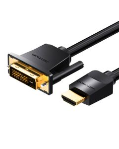 HDMI na DVI (24+1) Kabel Vention ABFBI 3m, 4K 60Hz/ 1080P 60Hz (crni)