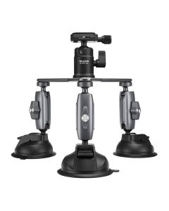 TELESIN Three-Arm Suction Mount - TE-TSB-001