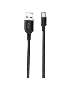 Cable USB to USB-C XO NB143, 1m (black)