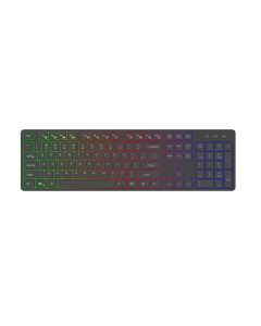 Bežična tanka tipkovnica Delux SK800GL 2.4G tihi RGB