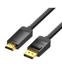 DisplayPort 1.2 to HDMI 1.4 Cable Vention HAGBI 3m, 4K 30Hz (Black)