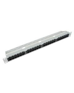 RACK PATCH PANEL CAT.6 UTP 24 PORT