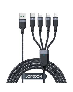 USB podatkovni kabel Joyroom S-1T4018A18 4u1 USB-C / Lightning / 3.5A /1.2m (crni)