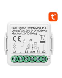 Modul pametnog prekidača ZigBee Avatto N-LZWSM01-2 Nema neutralnog TUYA