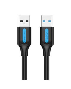 USB 3.0 cable Vention CONBI 2A 3m Black PVC