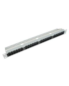 RACK PATCH PANEL CAT.6 UTP 24 PORT