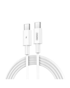 Kabel USB-C do USB-C Remax Marlik, 1m, 100W (bijeli)