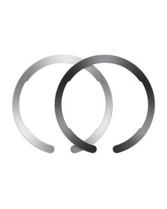 Adapter for Magsafe ESR HaloLock Ring for smartphone 2pcs. (black/silver)