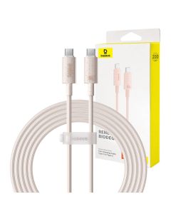 Fast Charging cable Baseus USB-C to USB-C Habitat Series 2m 100W (pink)