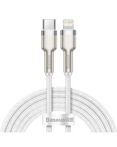 USB-C kabel za Lightning Baseus Cafule, PD, 20W, 2m (bijeli)