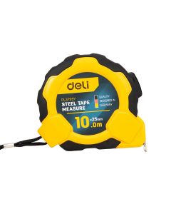 Steel Measuring Tape 10m/25mm Deli Tools EDL3799Y (yellow)