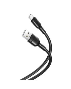 Cable USB to USB-C XO 2.1A (black)