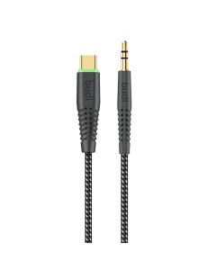 USB-C na AUX kabel Budi 1.2m