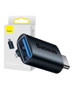 Baseus Ingenuity USB-C na USB-A adapter OTG (plavi)