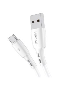 USB to USB-C cable Vipfan Racing X05, 3A, 3m (white)