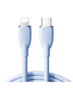 Šareni kabel 30W USB C na Lightning SA29-CL3 / 30W / 1,2m (plavi)