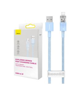 Kabel za brzo punjenje Baseus USB-A na Lightning Explorer Series 2m, 2.4A (plavi)