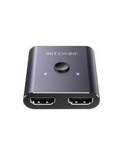 Switch Box BlitzWolf BW-HDC2, HDMI 2x1, 4K (siva)