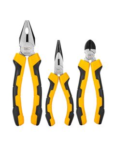 Universal pliers set Deli Tools EDL2008-3, 3 pcs