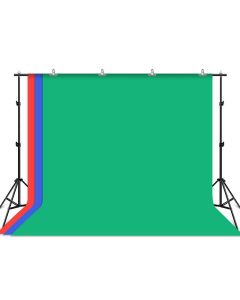 Photo studio background support Puluz 2x3m + Backdrops 3 pcs PKT5205