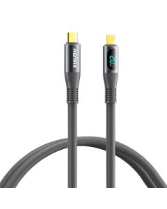 Kabel USB-C-lightning Remax Zisee, RC-C031, 20W (siv)