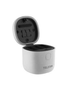 3-slot waterproof charger Allin box Telesin for GoPro Hero 12 / Hero 11 / Hero 10 / Hero 9