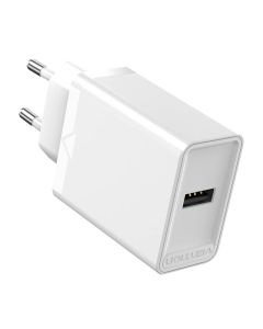 Zidni punjač USB-A Vention FAAW0-EU 12W 2.4A (bijeli)