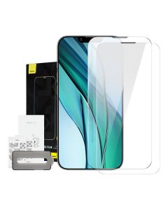 Baseus Crystal kaljeno staklo otporno na prašinu 0,3 mm za iPhone 14 Plus/13 Pro Max (2kom)