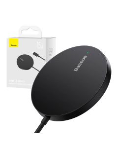 Magnetic Wireless Charger Baseus Simple Mini3 15W (Black)