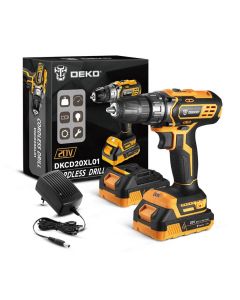 Cordless Drill Deko Tools DKCD20XL01-H10S2 20V