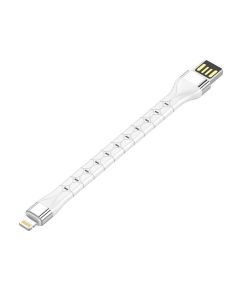 LDNIO LS50 0,15m USB - Lightning Cable (White)