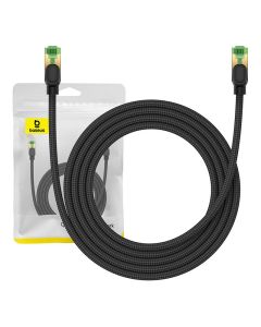 Pleteni mrežni kabel cat.8 Baseus Ethernet RJ45, 40Gbps, 2m (crni)