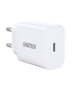 Mrežni punjač Choetech Q5004 EU USB-C, 20W (bijeli)