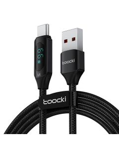 Toocki kabel za punjenje USB AC, 1m, 66W (crni)