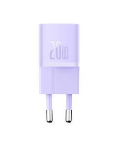 Mini wall charger Baseus GaN5 20W (purple)