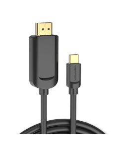 Kabel USB-C na HDMI 1.4 Vention CGUBG 4K 30Hz 1,5m (crni)