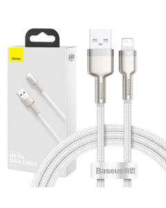 USB kabel za Lightning Baseus Cafule, 2.4A, 1m (bijeli)