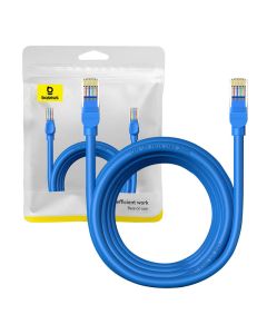 Round Cable Baseus Ethernet RJ45, Cat.6, 5m (blue)