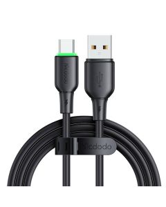 USB to USB-C Cable Mcdodo CA-4751 with LED light 1.2m (black)