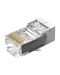 Modular RJ45 CAT.5E FTP Connector Vention IDAR0-10 Transparent 10 pcs.