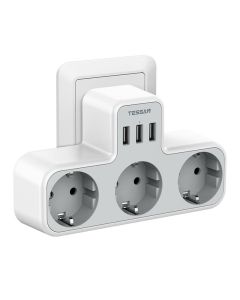 Tessan Wall Socket TS-323 GRA