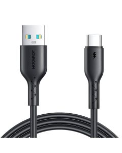 Cable Flash Charge USB to USB-C Joyroom SA26-AC3 / 3A / 1m (black)