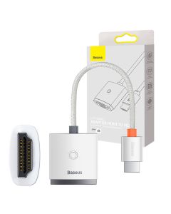 Baseus Lite Series HDMI na VGA adapter sa zvukom (bijeli)