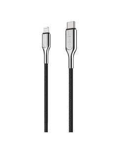 Kabel USB-C za Lightning Cygnett Armored 12W 1m (crni)