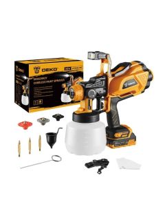 Cordless Spray Gun Deko Tools DKSG20K3Y-S1 20V