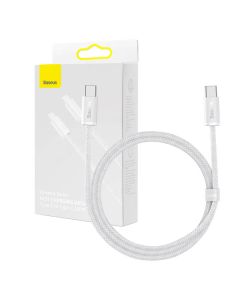 Kabel USB-C na USB-C Baseus, 100W, 1m (bijeli)