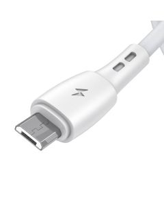 USB na Micro USB kabel Vipfan Racing X05, 3A, 1m (bijeli)