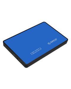 Hard drive external enclosure Orico SSD/HDD 2.5" SATA III (blue)