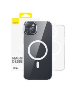 Magnetna torbica za telefon iP 13 Baseus OS-Lucent serija (prozirna)