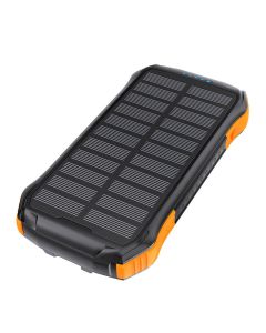 Choetech B659 solarna baterija s induktivnim punjenjem 2x USB 10000mAh Qi 5W (crno-narančasta)
